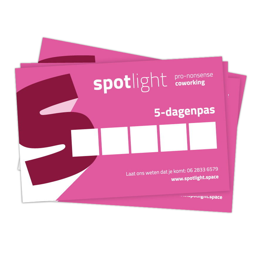 Coworking space stempelkaart